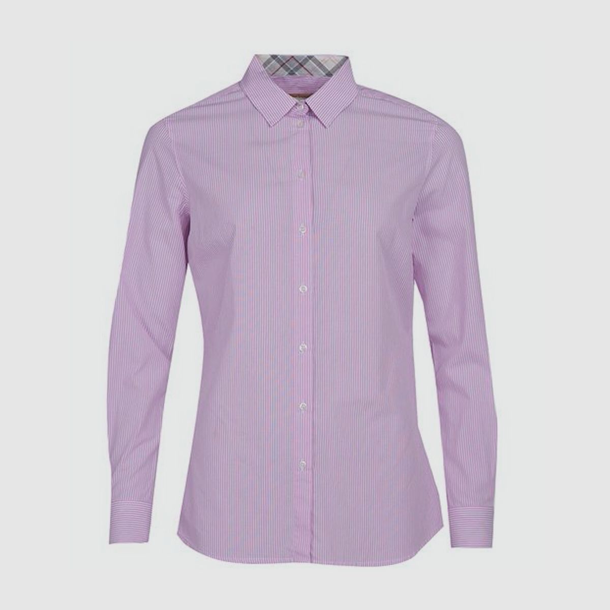 BARBOUR Dorset Shirt Pink White