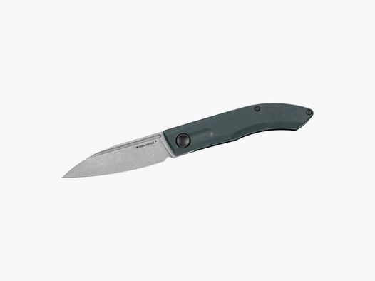 Real Steel Stella G10 Green Greywash Einhandmesser