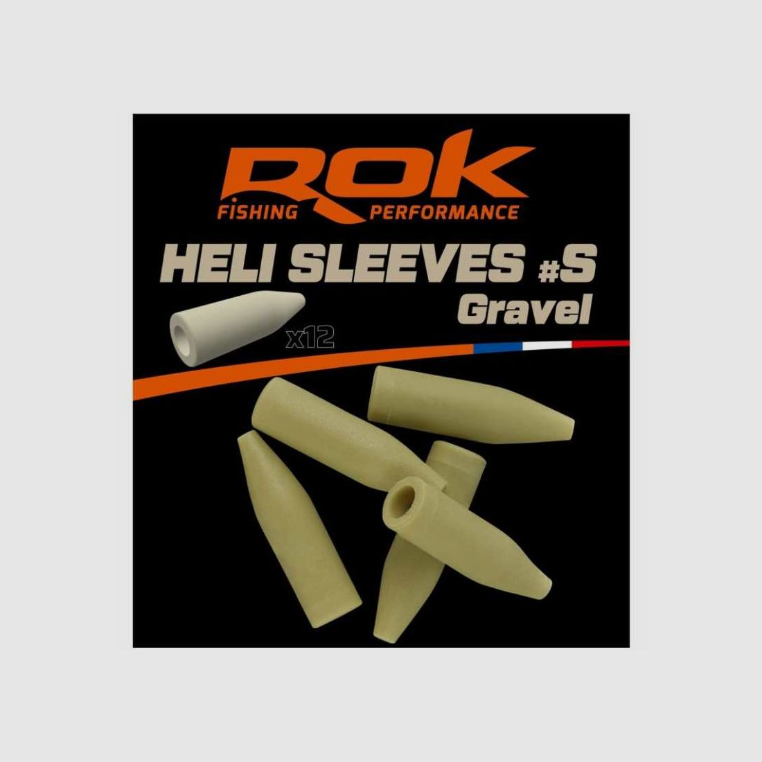Manchon ROK Fishing Heli Sleeve S Gravel, Bild 1 von 2