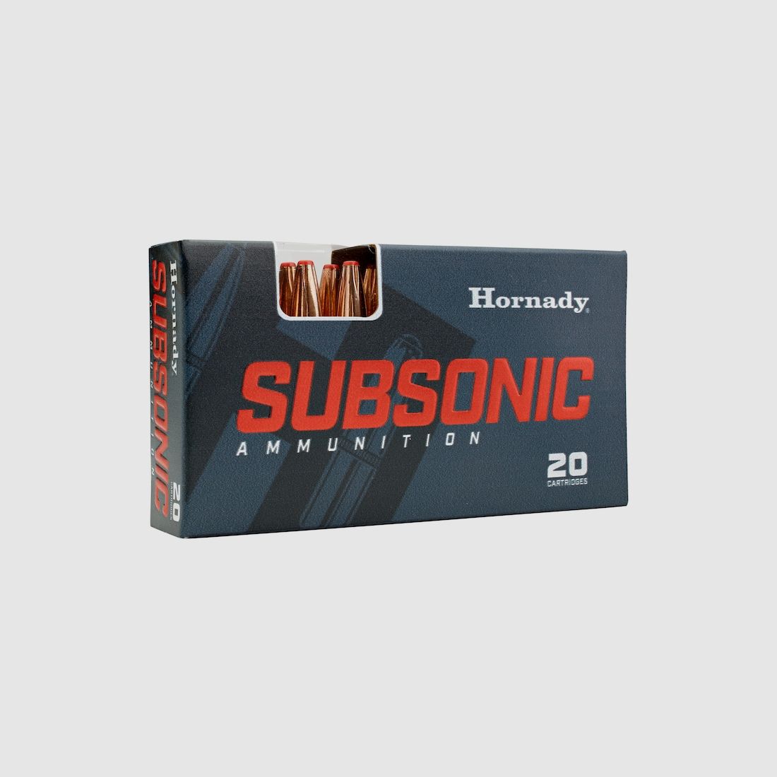 Hornady Subsonic .45-70 Govt. 410GR Sub-X 20 Patronen