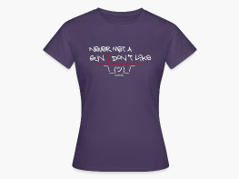 never met a g*n i don't like - Frauen T-Shirt Schwarz