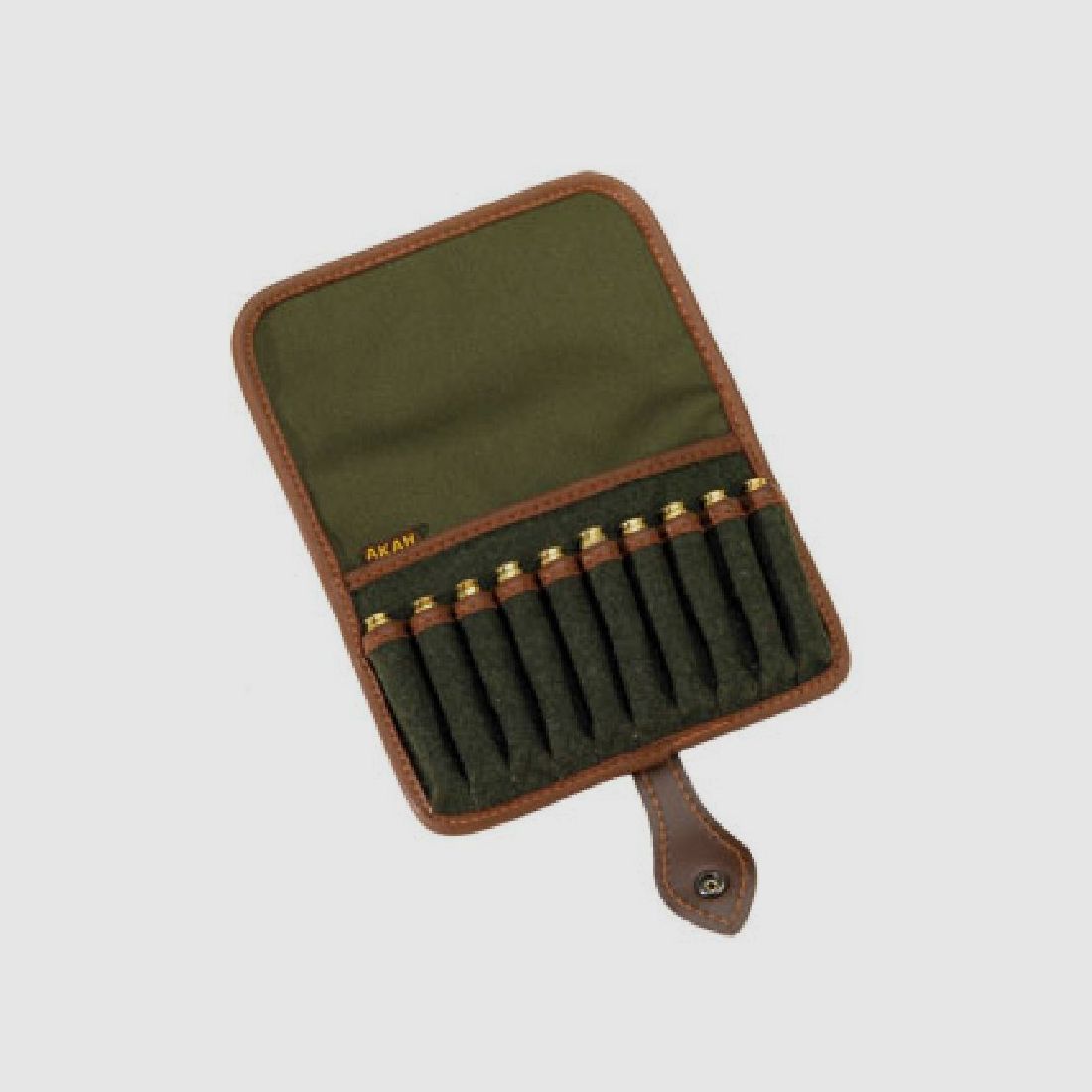 AKAH Patronenetui Loden für 10 Kugelpatronen