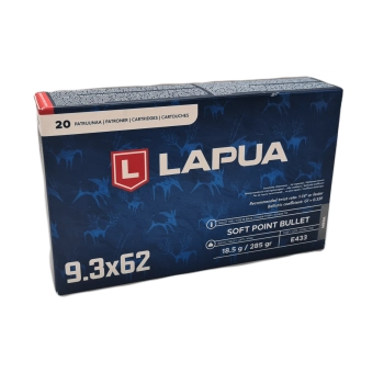 Amunicja LAPUA kal.9,3x62 MEGA 18,5g, zdjęcie 1 z 2