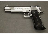 Pistola 1911 Club 30 Reptile / Calibro .45 ACP / Rivestita in CrN PVD Argento