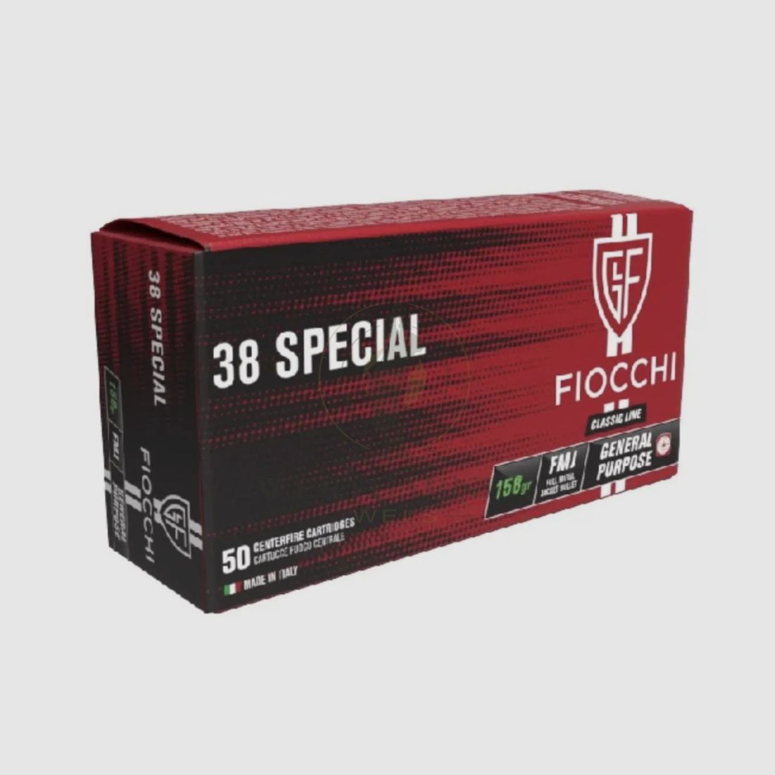 Fiocchi .38 Special FMJ 10,2g/158grs 50st.