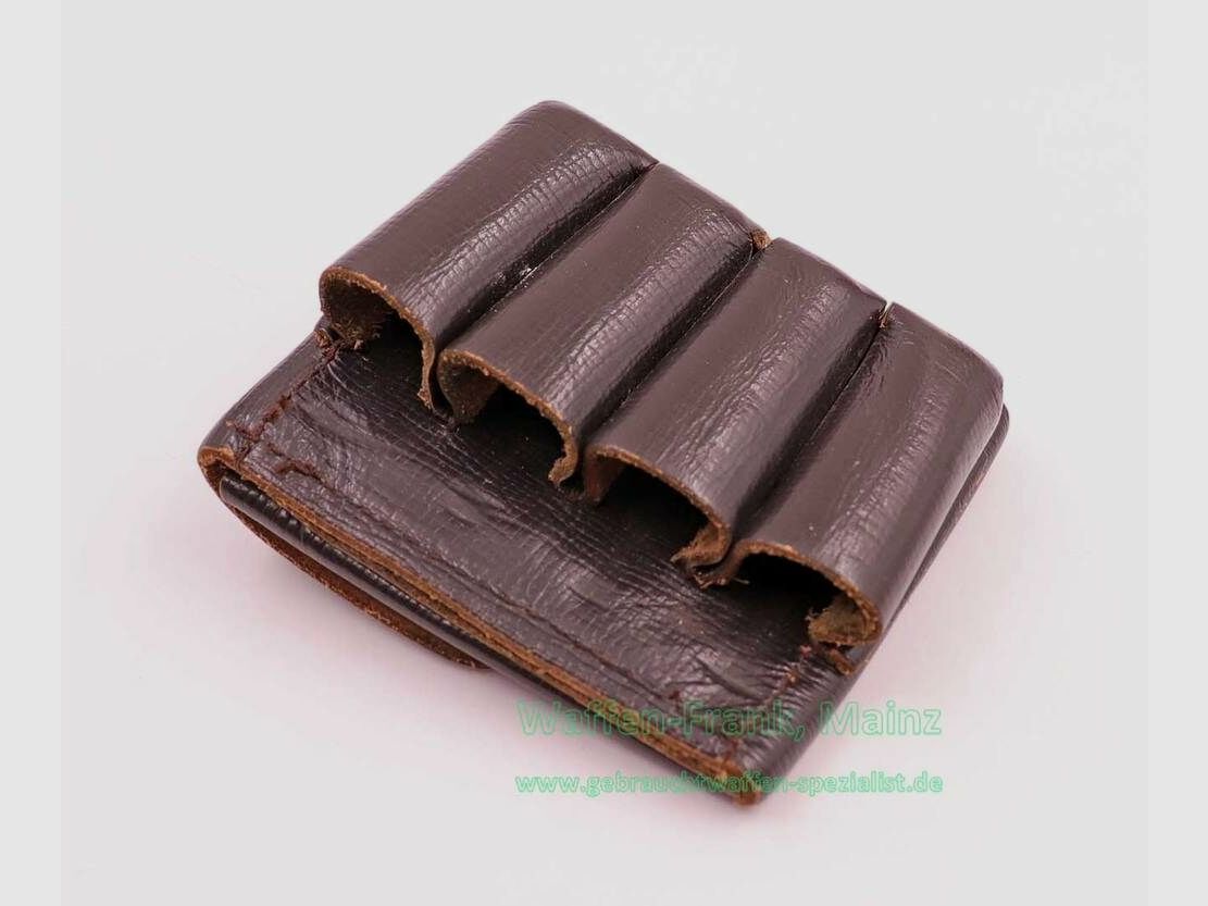 Manufacturer unknown leather cartridge case