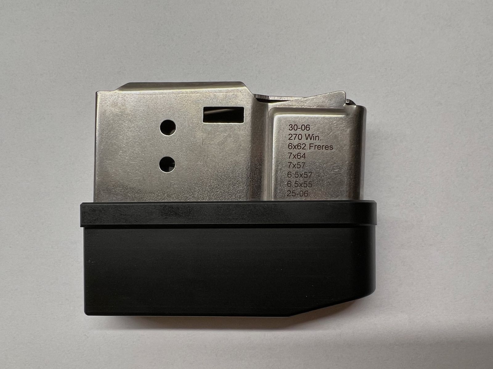 Magazin Heym SR21/SR30 5 Schuss NEU 8x57IS, 8x64S/300 Win Mag/ 30-06, 270 Win, 6x62 Freres, 7x64, 7x57, 6,5x57, 6,5x55, 25-06/308Win, 243 Win, 22-250 Rem