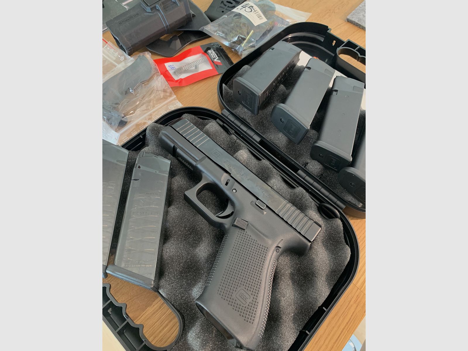 Glock 21 Gen5 MOS + Full Set Zubehör