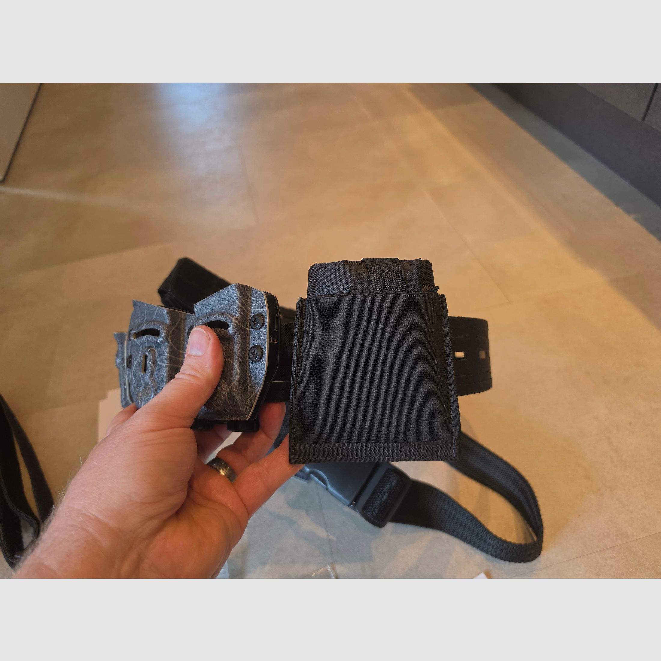 Cinturón porta fundas Kydex para Walther PDP SF de Gear Maniacs