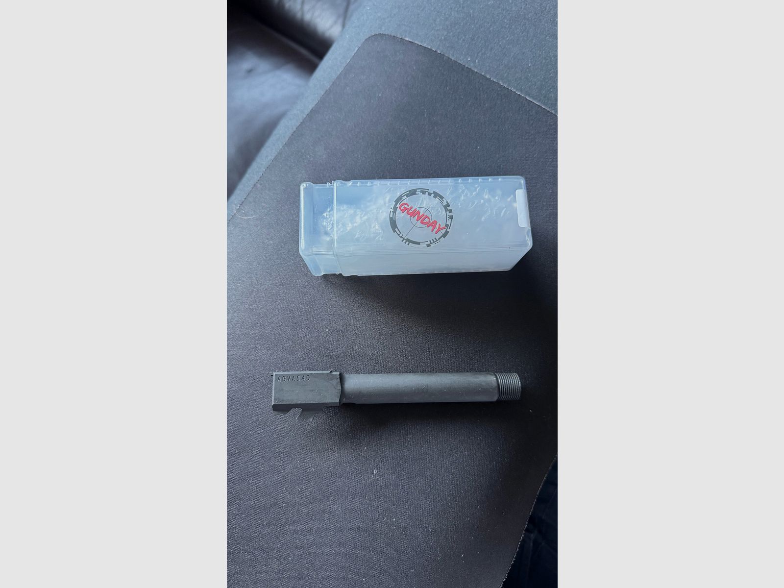 GUNDAY Steel Threaded Barrel für VFC/SRC Glock 17 Gen 5 14mm CCW Stahl Gewindelauf Linksgewinde