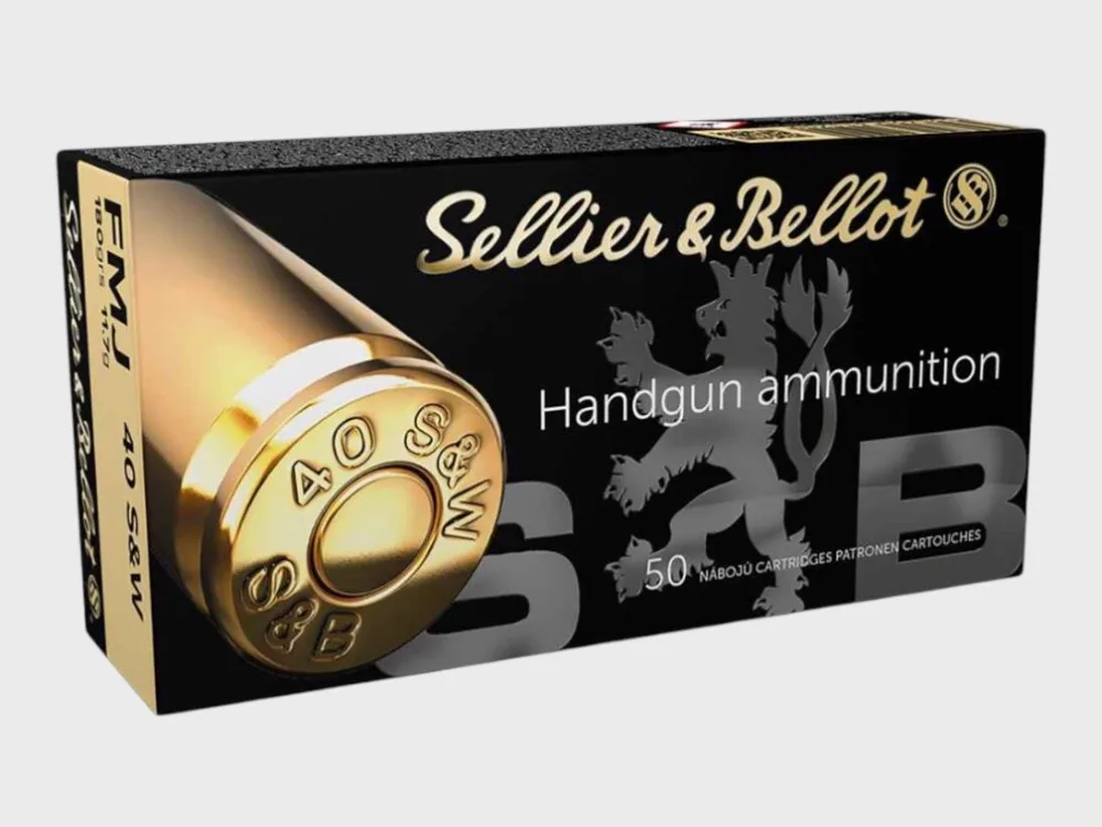 Munition Sellier & Bellot .40 S&W FMJ 180grs. / 1000 Stk.