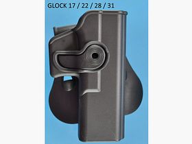 schwenkbares IMI-Defense Paddle Holster für Glock 17/22/28/31 Pistolen