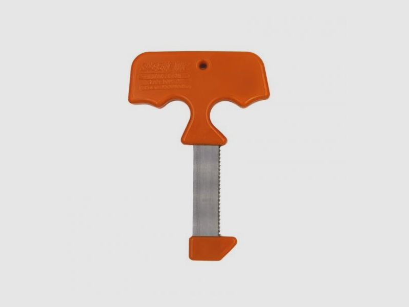 Saw breaking saw 6.0cm cutting length, handle in red