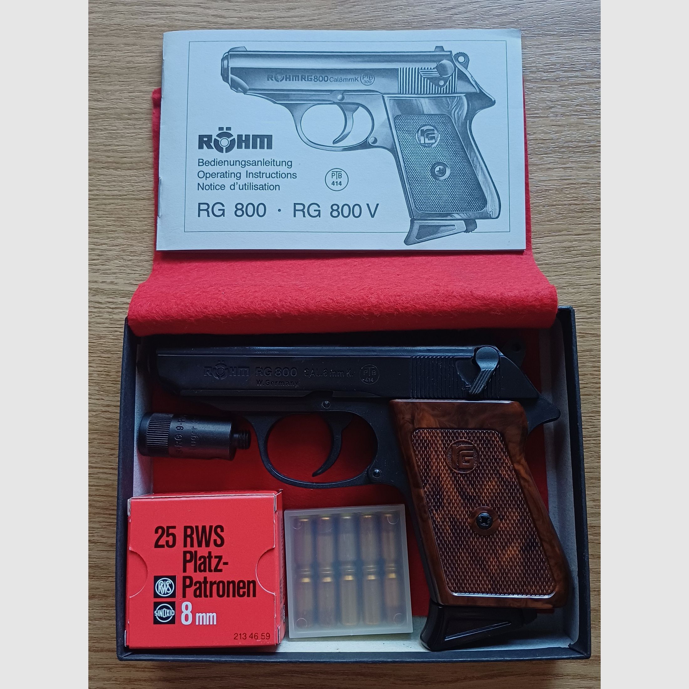 Röhm RG 800 Selbstladepistole 