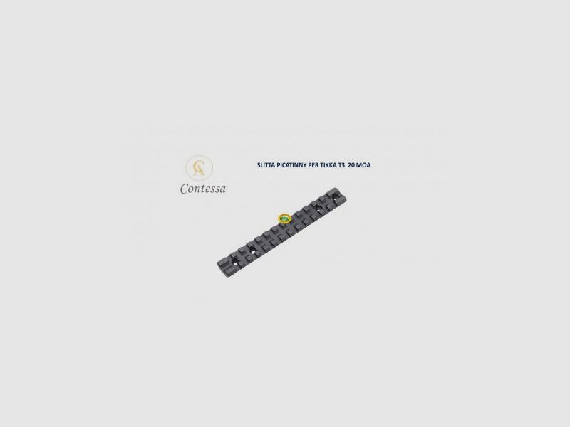 CONTESSA PICATINNY-BASIS FÜR TIKKA T3 - 20 MOA