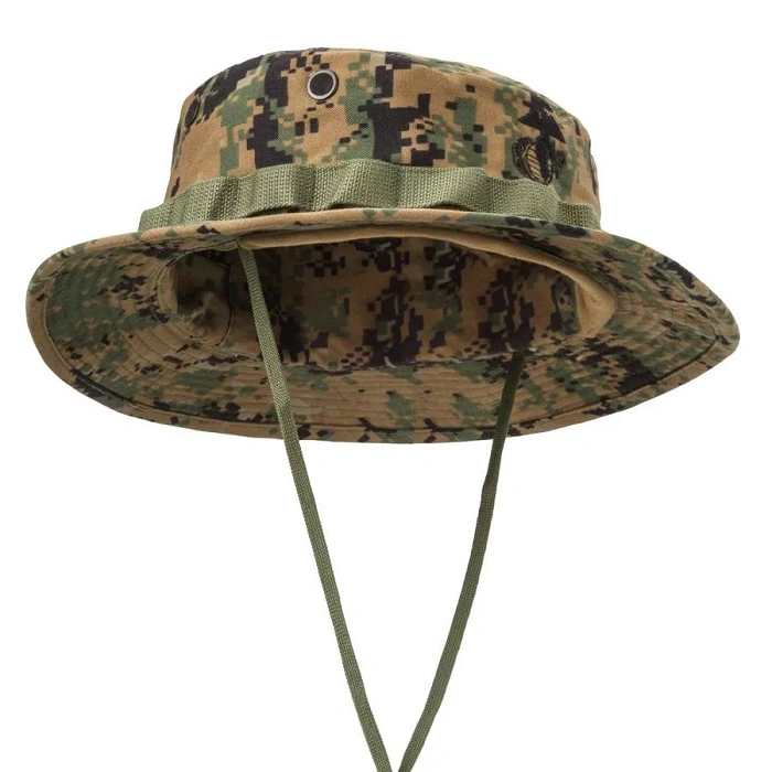 Sombrero Boonie Helikon USMC de PolyCotton Twill USMC Digital Woodland (KA-USM-PT-07), imagen 3 de 8
