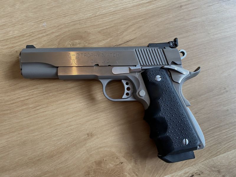 Sportpistole Springfield Trophy Match Cal.45mit Wechselsystem Peter Stahl im Cal.22