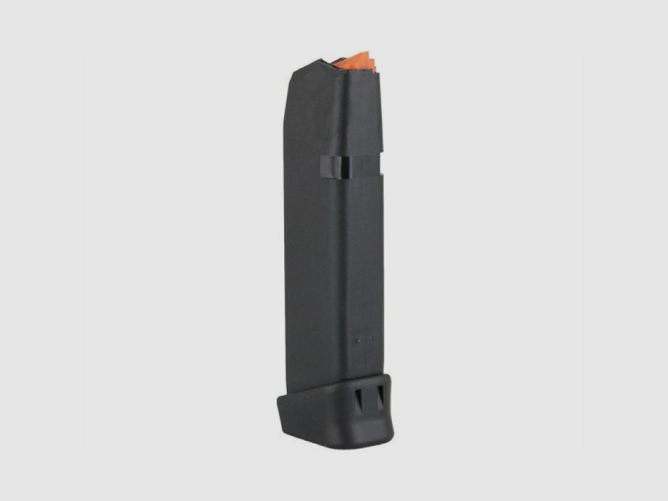 Caricatore Glock G17+2, 19 colpi, alimentatore arancione