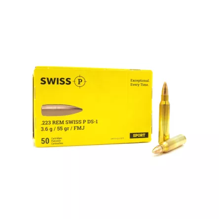 223 Rem SWISS-P DS-1 FMJ 3,6g/55gr