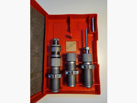 9 mm Luger / 9 x 21 Hornady die set, carbide, TAPER CRIMP, item no.: 546516