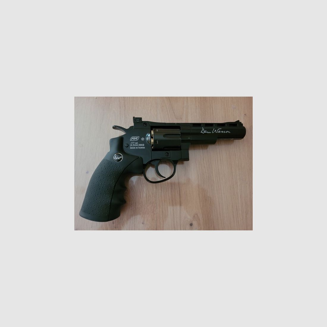 ASG LP Dan Wesson Revolver 4 Zoll 4,5mm CO2 schwarz
