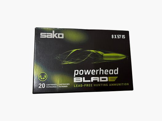 SAKO Powerhead Blade 8×57 IS 180grs 11,7g SP bleifrei