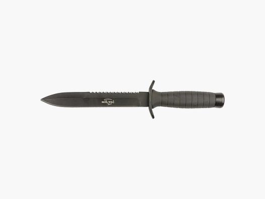 Mil-Tec Kampfmesser mit Säge schwarz