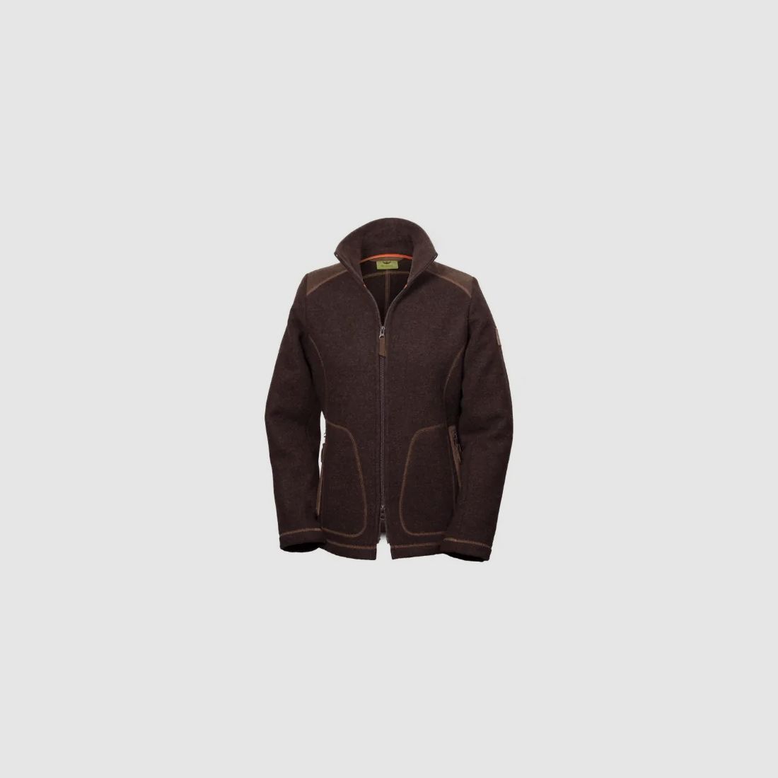 Loden-Fleecejacke "Adele" , dunkelbraun