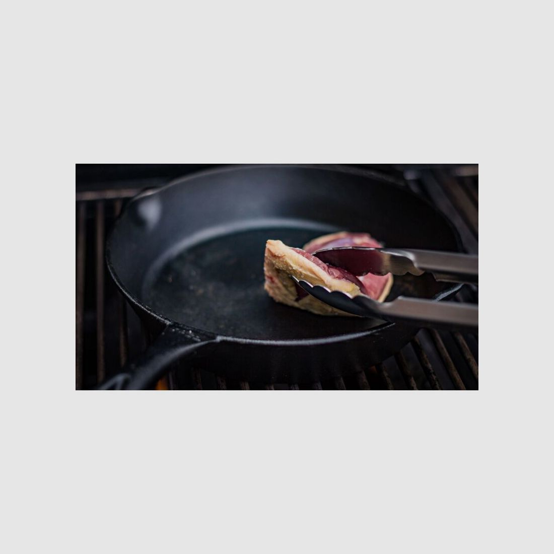 Grillfürst Edelstahl Grillzange 54 cm