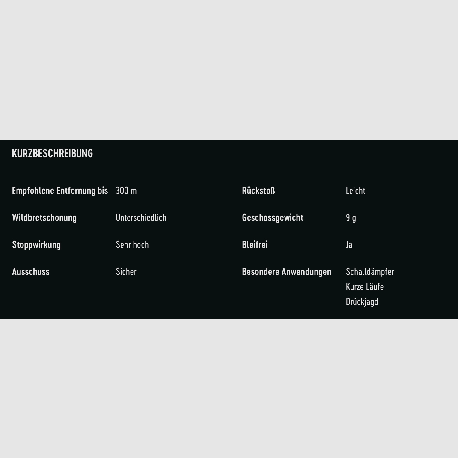 RWS 2411783 Büchsenpatronen .308 Win. Evo Green Short Rifle 9,0g 139grs.