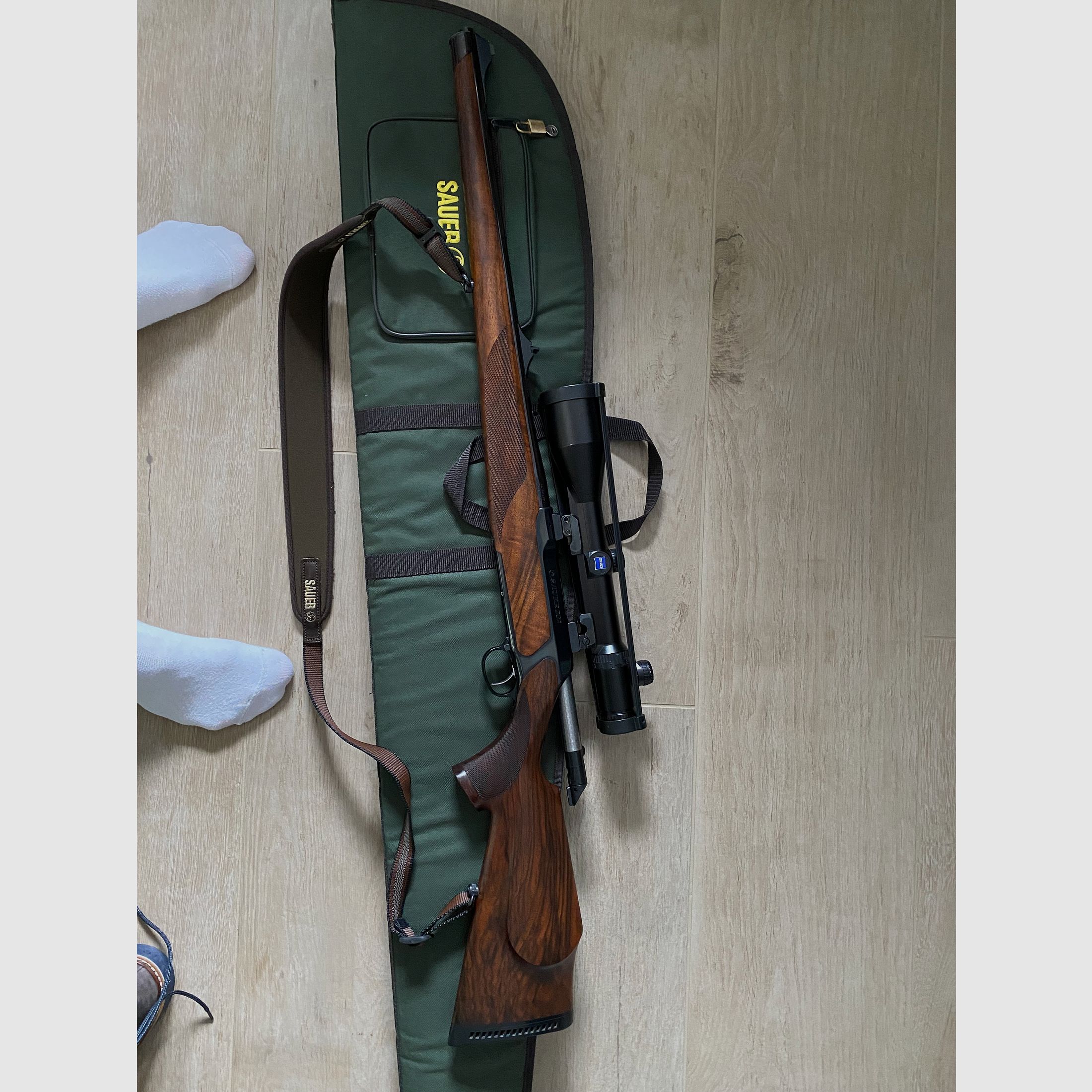 Sauer & Sohn 202 Stutzen 9,3x62 Sonderholz Schrankwaffe