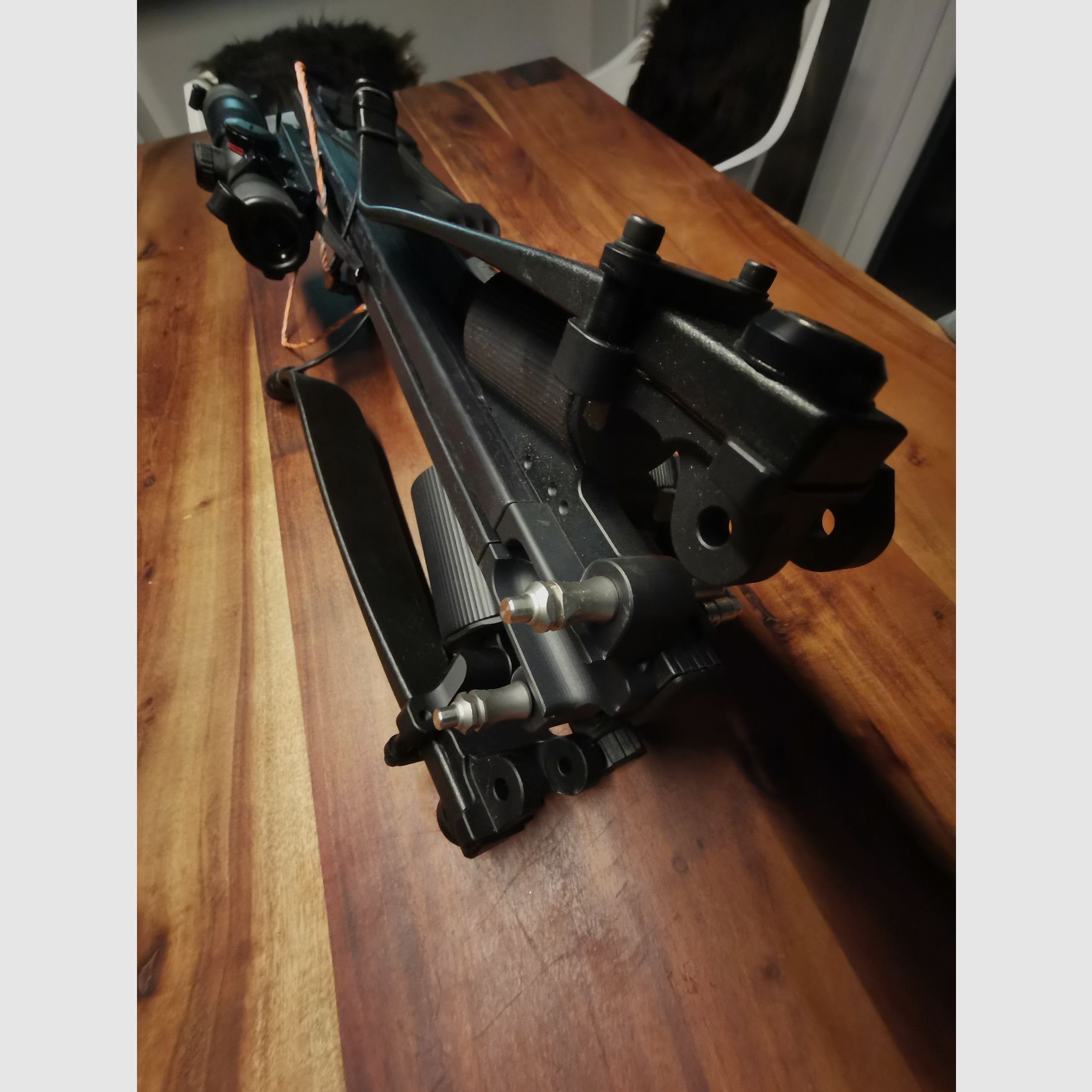 Steambow Bulldog 440 Excalibur crossbow with pneumatic tensioner and a lot of accessories