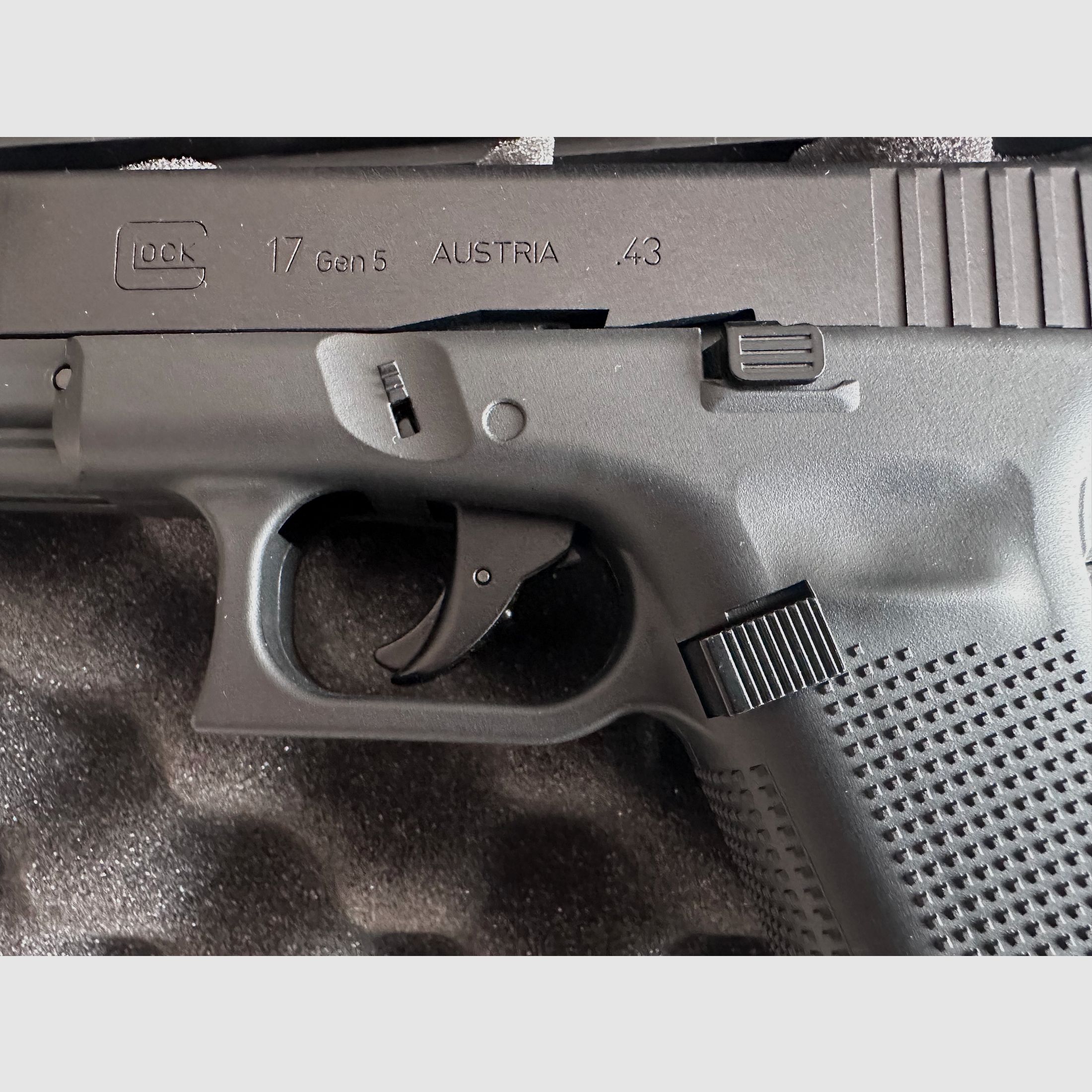 Glock 17 Gen.5 T4E CO2 RAM Pistole Kal. .43 + Holster