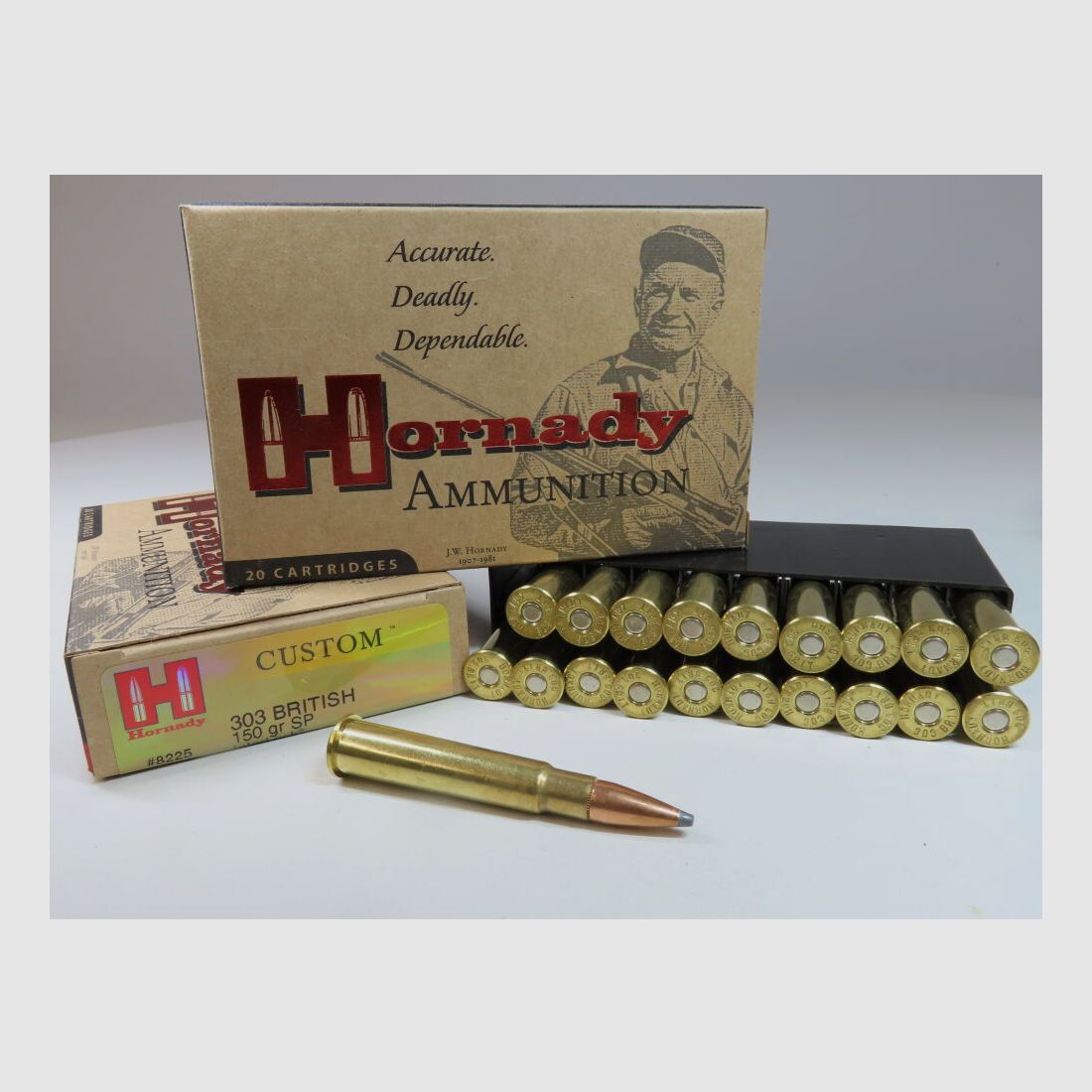 Hornady Custom .303Brit. / 150gr SP