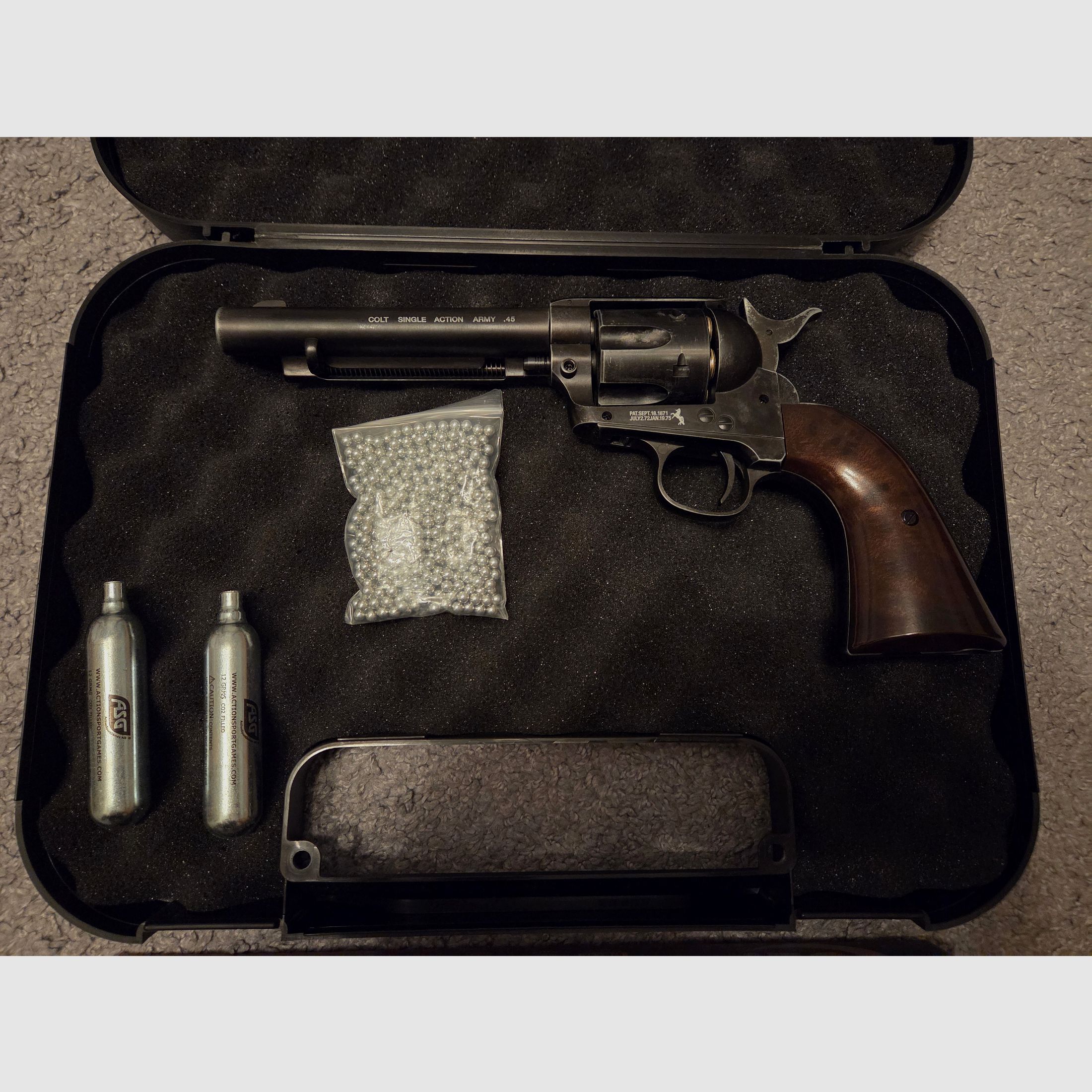 Colt Single Action Army 45 antique revolver CO2 4,5mm BB