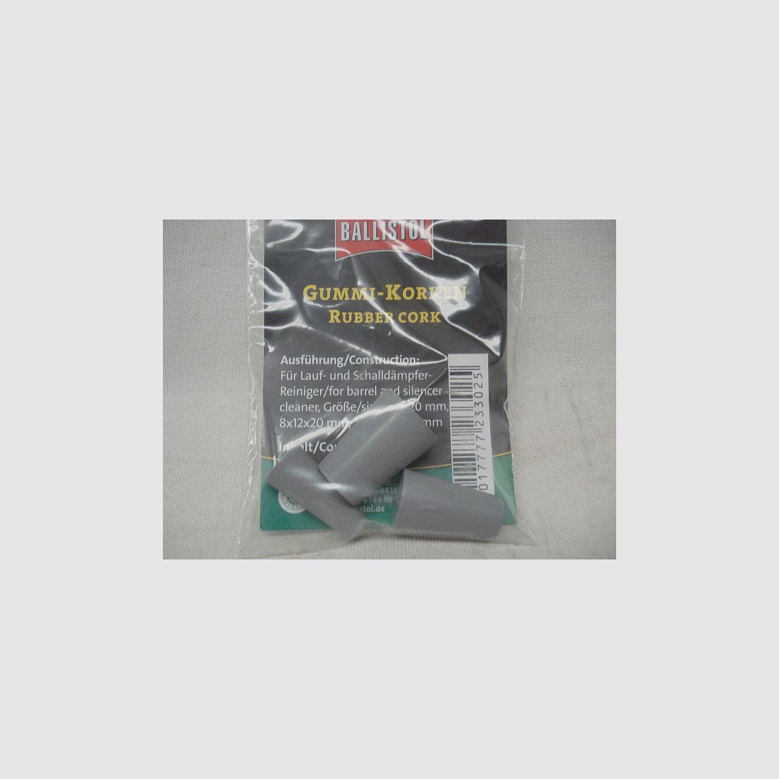 Rubber corks 3-piece set - seals barrel/silencer