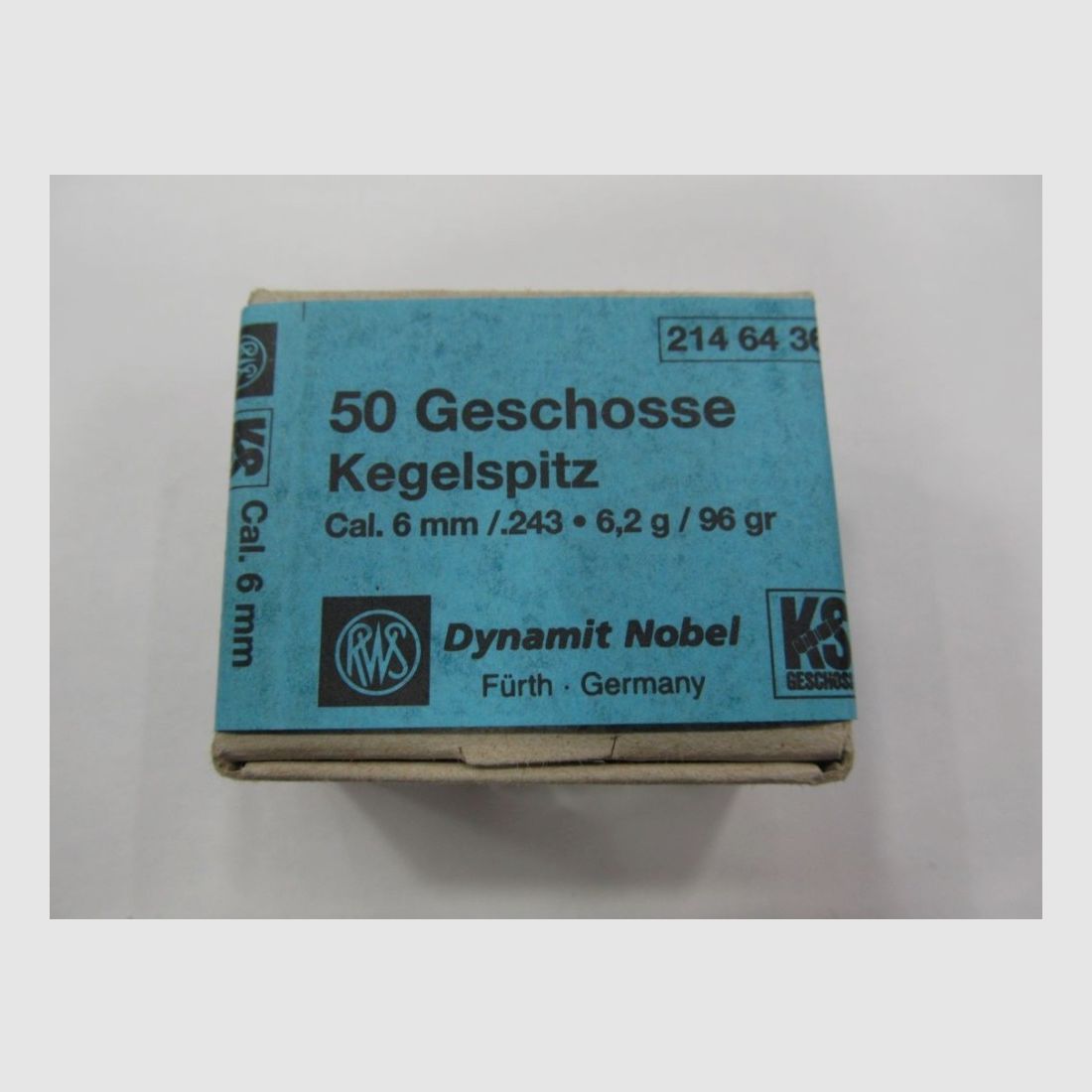 RWS GESCHOSSE 6MM GR 96 KS DIA 243, Bild 1 von 4