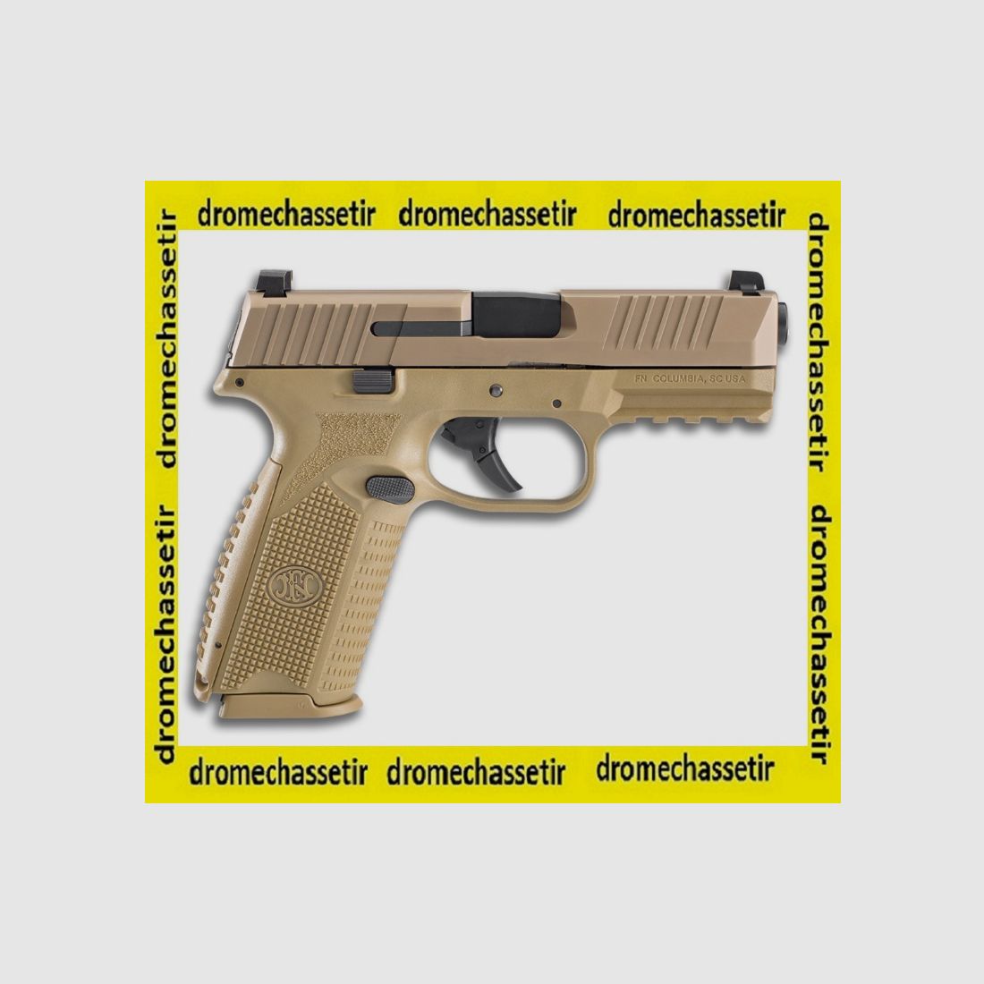 PISTOLET FN 509 CAL 9×19 CHARGEUR 17 CPS FDE, image 1 sur 4