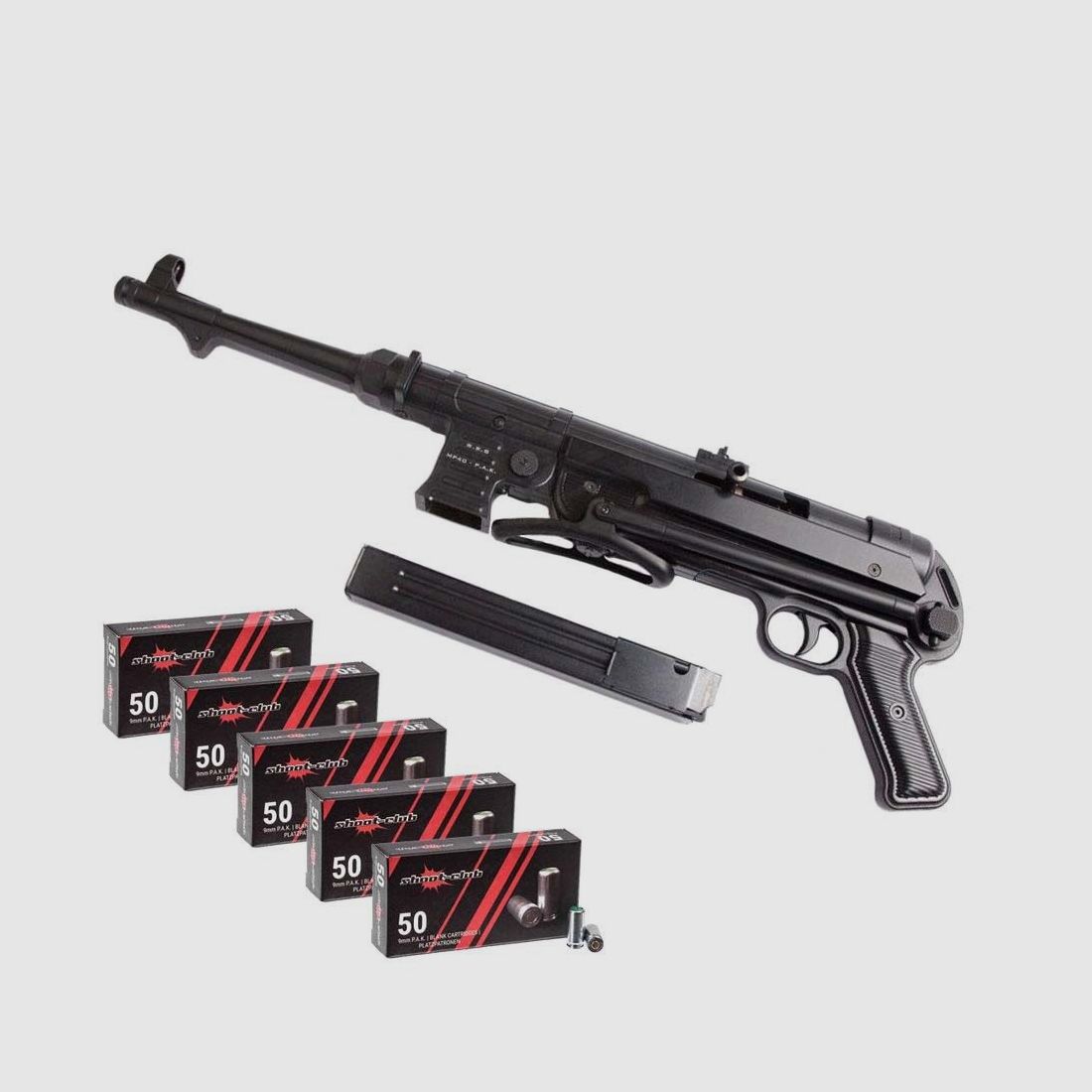 GSG MP40 Gen. 2 Schreckschuss 9mm P.A.K. Set
