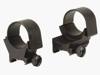 Weaver Top-Mount Weaver-Style Ringe (1 extended) matt schwarz 30mm high, BH 12,7mm