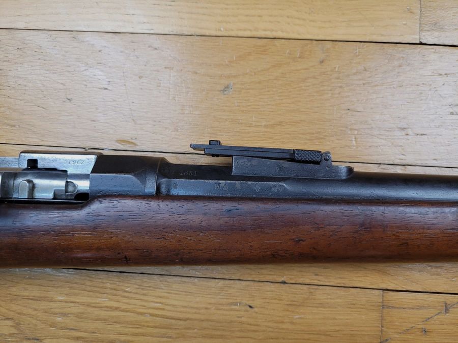 Gutes Gewehr Gras Modell 1874 M80 „pur“ – Kaliber 11mm Gras original – Manufacture de Châtellerault 1881 – eines der letzten – „Made in France“ und kleiner Rochelais – nicht monomatrikuliert – TBE +, Bild 25 von 29