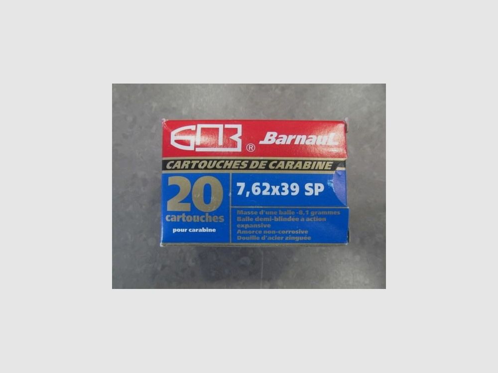 BARNAUL PATRONEN Kal. 7,62X39