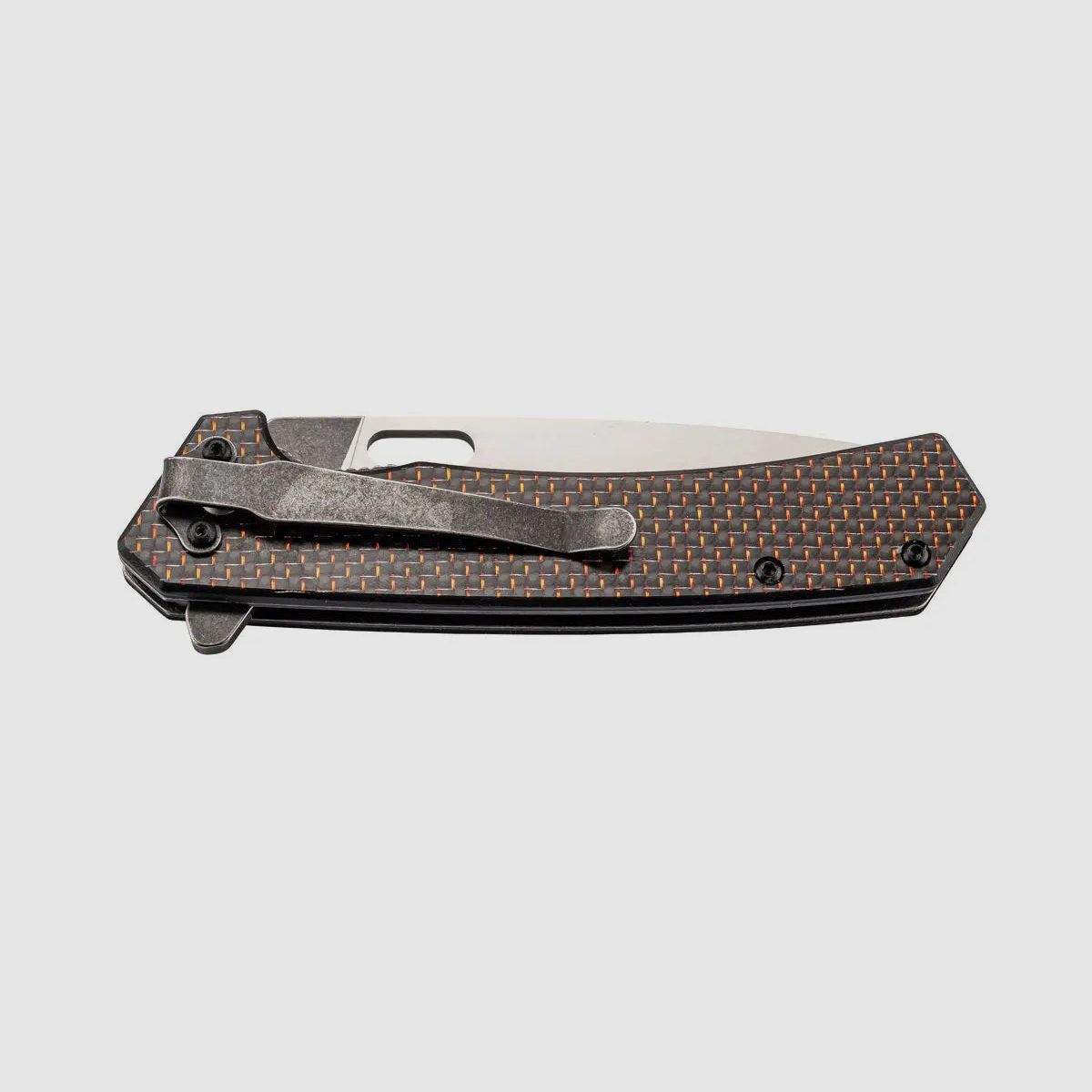 PUMA TEC Einhandmesser, Carbon mit Clip
