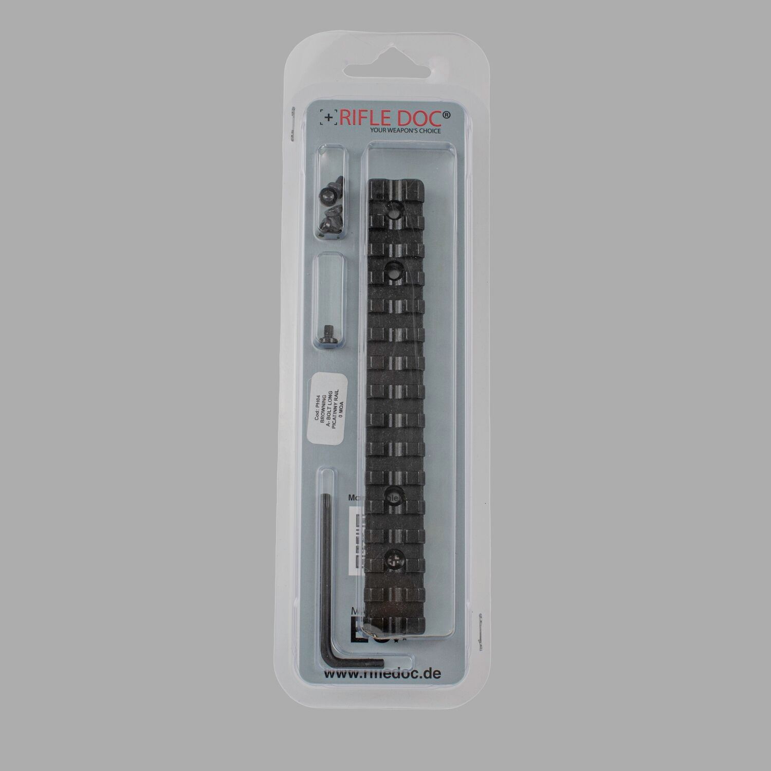 Rifle Doc Picatinny Weaver STAHL Schiene für BROWNING A-BOLT LA (Long Action) und EURO BOLT LA