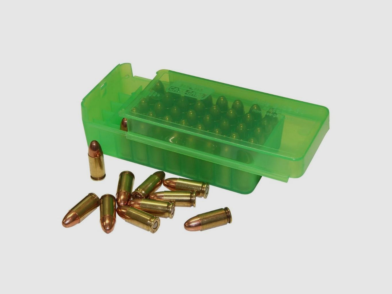 MTM Munitionsbox 50 Patronen Pistole