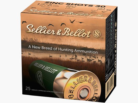Sellier & Bellot 12/70 Zinc Shot 4.0mm 30g