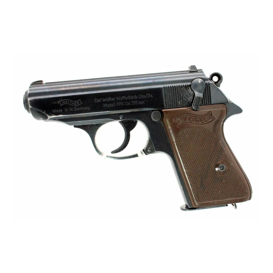 Walther Sport- und Behördenwaffen	 Walther PPK Kal. 7,65 Top Stahlgriffstück