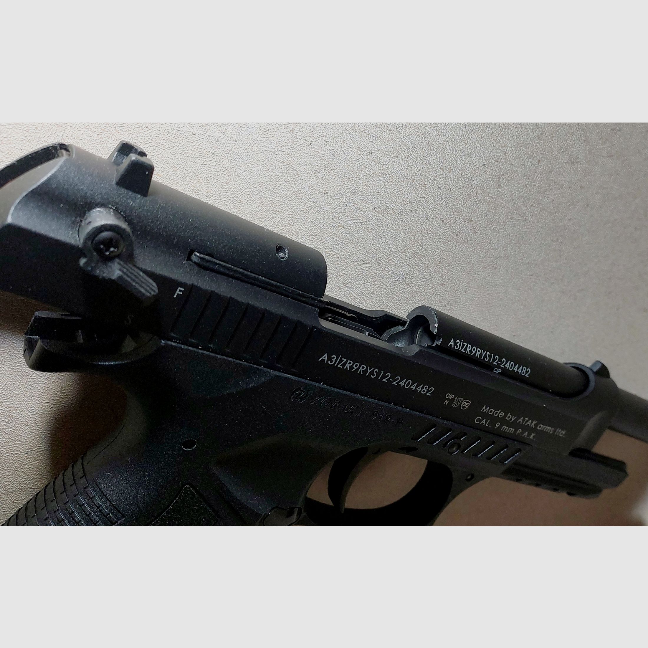 Zoraki 918-P Schreckschusspistool 9 mm P.A.K. 918 PTB 1072 met koffer
