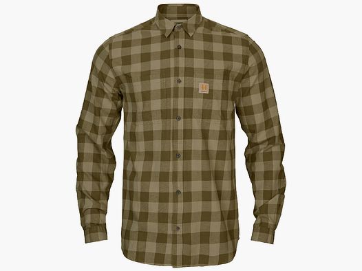 KOSZULA SCANDINAVIAN L/S DARK OLIVE CHECK HARKILA