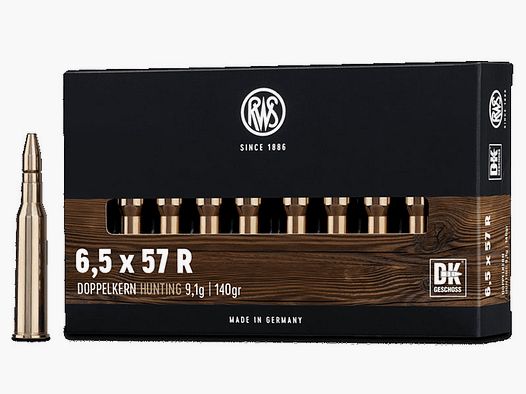 RWS 6,5x57R Doppelkern 9,1g - 140 gr
